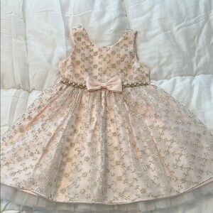 Elegant Pink and Gold Kids Dress size 2T